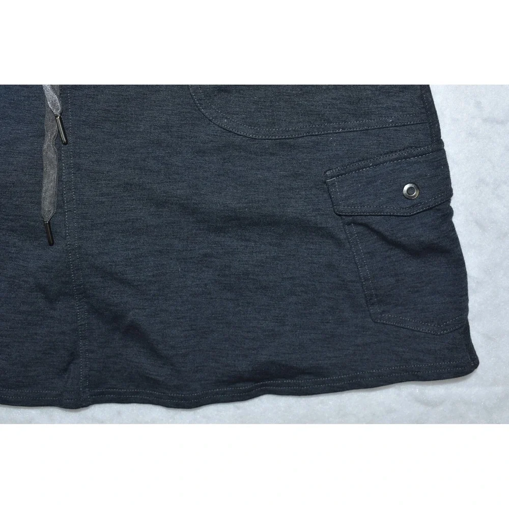 KUHL Mova Women's Mini Skort Skirt Size S Gray Drawstring Stretch Outdoors